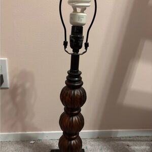 Rustic Brown Table Lamp